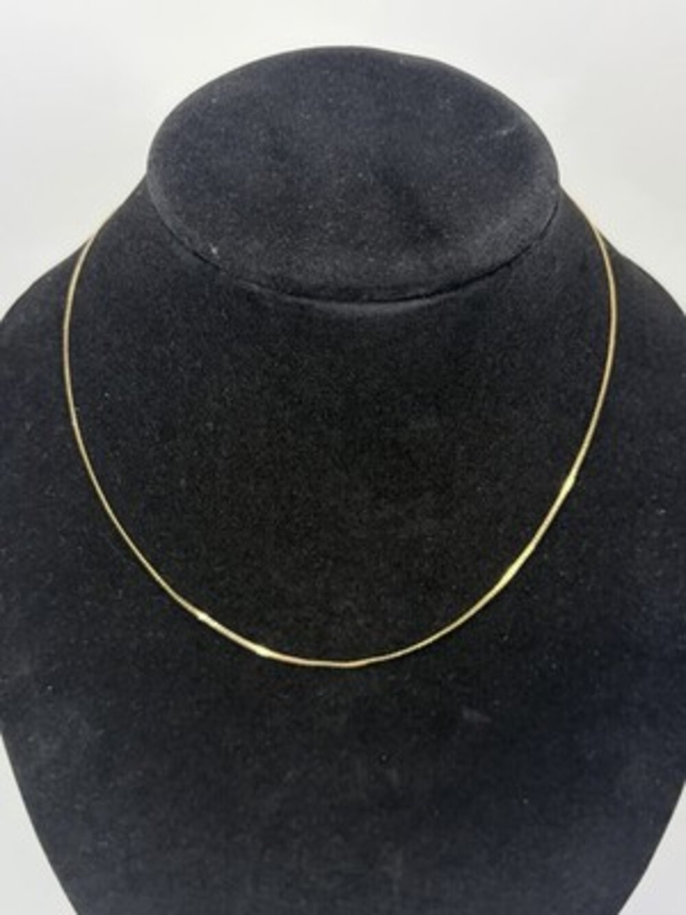 14K Gold Filled Flat S-Link Chain Necklace 18 Inch Cobra Seraphina 14K GF